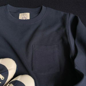 CADET HEAVY LONG SLEEVED CREW WITH POCKET