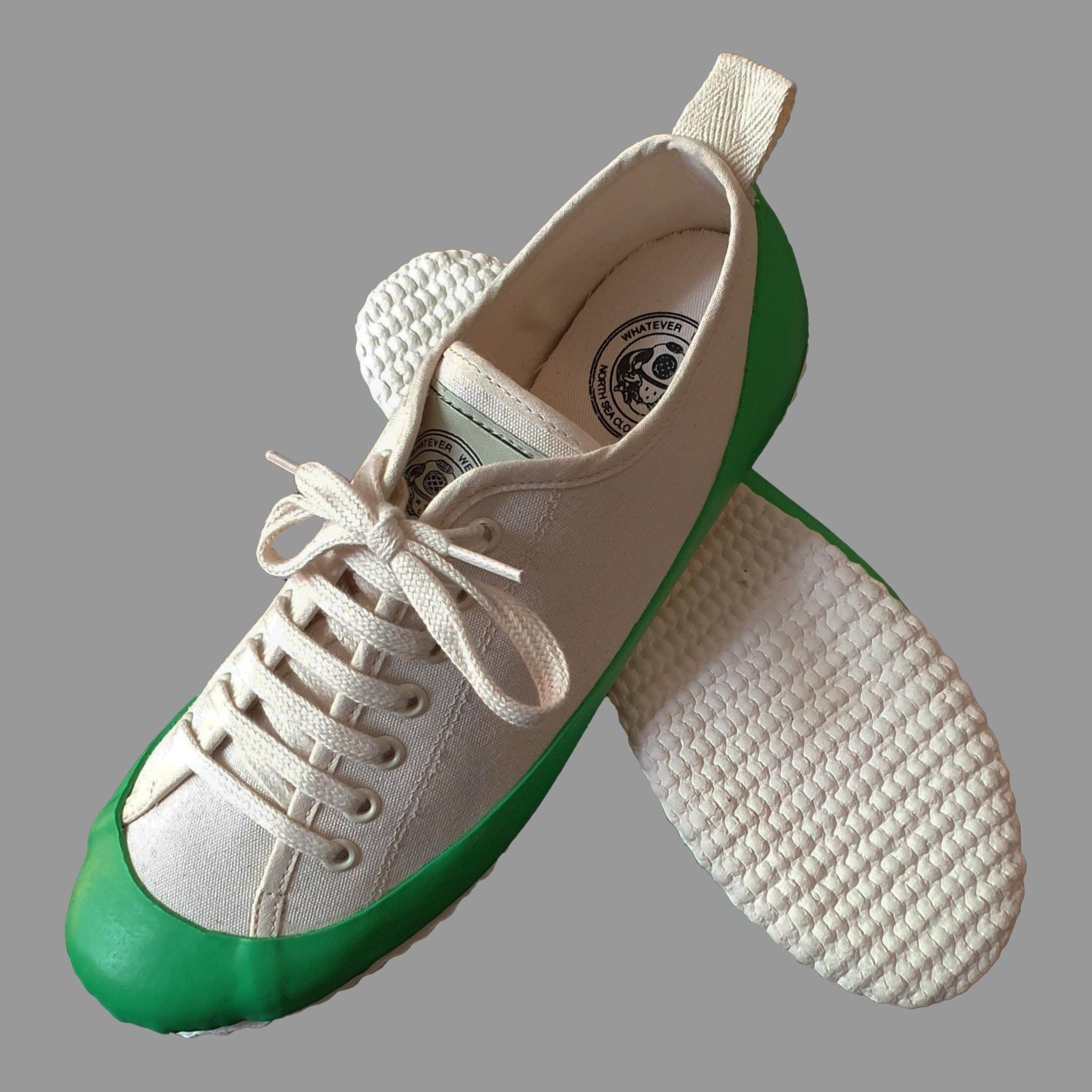 MARINE TYPE 2 DECK SHOE ECRU/GREEN - Image 4